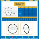 C-105 สายพาน V-Belt Multiple