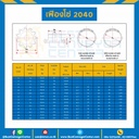 เฟืองโซ่ C2040B ลูกกลิ้งเล็ก 13 ฟัน มีดุมข้างเดียว SUS304 : C2040BSS-13TB
