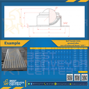 BTF-15A ;  Ball Transfer Units แบบหน้าแปลนวงรี 15 mm. (Steel Zinc)