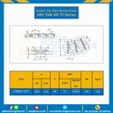 โซ่พลาสติกทางโค้ง Table Top Chain (Rubber Top) LF889GF TAB T2 ; 3.25 นิ้ว : LF889GF 325TABT2