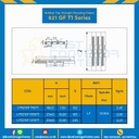 โซ่พลาสติกทางตรง Table Top Chain (Rubber Top) LF821GF T1 ; 10 นิ้ว : LF821GF 1000T4