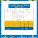 โซ่สแตนเลสทางตรง Table Top Chain SSC810 ; 1.75 นิ้ว. : SSC810 175
