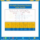 โซ่สแตนเลสทางตรง Table Top Chain SSCX815 ; 3.3 นิ้ว. : SSCX815 330