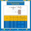โซ่พลาสติกทางตรง Table Top Chain LF8257 ; 10 นิ้ว. : LF8257 100