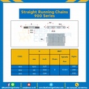 โซ่สแตนเลสทางตรง Table Top Chain 904 ; 3.54 นิ้ว. : 904