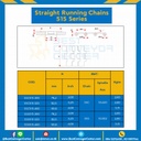 โซ่สแตนเลสทางตรง Table Top Chain SSS515 ; 3 นิ้ว. : SSS515 300