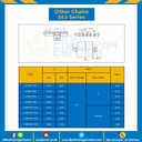 โซ่พลาสติกทางตรง Table Top Chain LF863 ; 3.25 นิ้ว : LF863 332