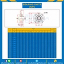 ลูกปืนตุ๊กตา UCFC201 รูเพลา 12 mm. : UCFC201-33