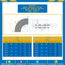 CURVES K=114,3, P=120 mm., R1 1000, A65, VIAS 1, AG 130, Kg 7 FOR Chain 2503 : 4701331-2600