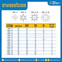 GR-24R-OR : ยางยอยสีส้ม Rotex Coupling GR46