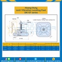 DK-0716200Uขาปรับระดับ Heavy Load M16x200 mm.