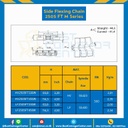 โซ่พลาสติกทางโค้ง Table Top Chain KV2505FTM ; 3.3 นิ้ว. : KV2505FT 330M
