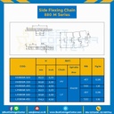 โซ่พลาสติกทางโค้ง Table Top Chain LF880M ; 3.30 นิ้ว. : LF880M 330