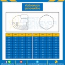 CN-5/16-BR : หัวน็อตหมวกชุบทองเหลือง ขนาด 5/16″x18G ขอบ 12.7 สูง 12.2 mm.