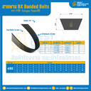 HY-T® Torque Team® BX Banded Belts : 4/BX35