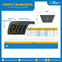 HY-T® Torque Team® C Banded Belts : 6/C