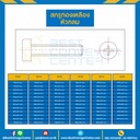 สกรูทองเหลืองหัวกลม JP+ ขนาด M3x6 mm. : BHPP-M3L36
