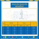 BBW-M6x25-S - สกรูกระพ้อ แหวนอีแปะ M6 (1/4″) ยาว 25 mm.