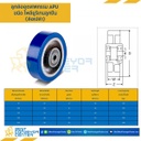 APUB-W-75 ; ล้อโพลียูรีเทนลูกปืน แบบล้อเปล่า ขนาด 75 mm.