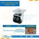 ล้อคู่ โหลดน้ำหนักปานกลาง รับน้ำหนักได้ 1500 N. : CWM50