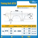 ไทม์มิ่ง เบลล์ Timing Belt AT10 หน้ากว้าง 20 mm. 40ถึง2000 ฟัน  : Timing Belt AT10-20-40-2000T