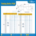 ไทม์มิ่ง เบลล์ Timing Belt P5M หน้ากว้าง 10 mm. 100 ฟัน ยาว 500 mm. : Timing Belt P5M-10-100T-500