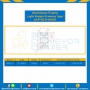 Aluminum Frame 8 Series Slot width 10 40×80 mm. L100 mm. Clear Anodize (Light Weight Economy Type) : ALF-SL8-4080-151