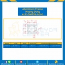 Aluminum Frame 8-45 Series Slot width 10 90×90 mm. L100 mm. Clear Anodize (Heavy Duty) : ALF-GNFS8-9090-139