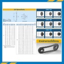 เฟืองโซ่สแตนเลส 2 แถว แบบมีดุมข้างเดียว RS25SS-2R-36TB