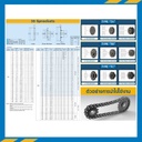 RS35SS-17TB : เฟืองโซ่สแตนเลส มีดุมแถวเดียว เบอร์ 35-17 ฟัน