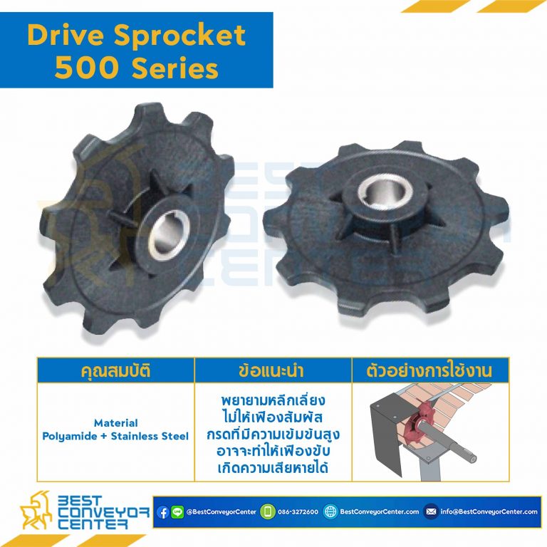 SPROCKET 10Z, BORE 30 MM., DIA 161.8 MM. FOR CHAIN 500 : 6310181-500
