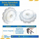 SPROCKET 11Z, BORE 40 MM., DIA 147.21 MM. FOR CHAIN 880 : 6212250-880