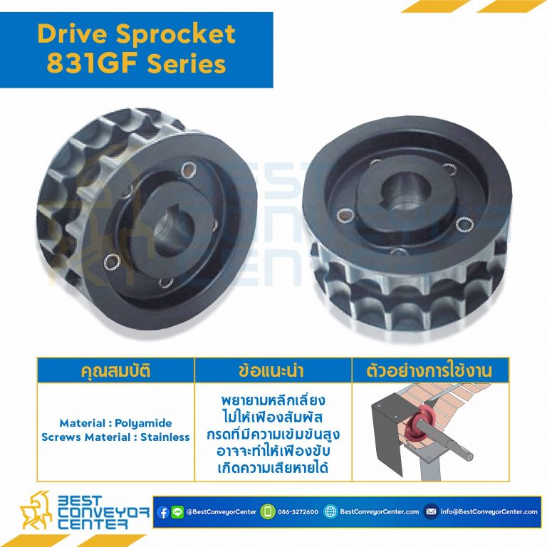 SPROCKET 25Z, BORE 35 MM., DIA 153.20 MM. FOR CHAIN 831 GF : 6325099-831 GF