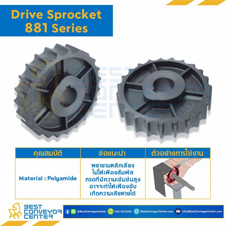 SPROCKET 25Z, BORE 35 MM., DIA 153.20 MM. FOR CHAIN 881 : 6325236-881