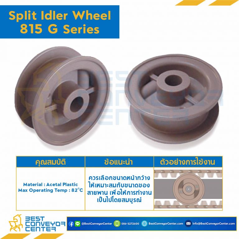 Idler for 23Z, BORE 40 MM., FOR CHAIN 815 G : 6623117-815 G