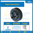 มู่เล่ย์ไทม์มิ่งแบบไม่มีลิ่ม Keyless Pulleys Timing H หน้ากว้าง 19.1 mm. 50 ฟัน : KTP-H-19.1-50TES