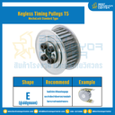 มู่เล่ย์ไทม์มิ่งแบบไม่มีลิ่ม Keyless Pulleys Timing T5 หน้ากว้าง 20 mm. 25 ฟัน : KTPM-T5-20-25TEAL
