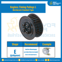 มู่เล่ย์ไทม์มิ่งแบบไม่มีลิ่ม Keyless Pulleys Timing L หน้ากว้าง 12.7 mm. 18 ฟัน : KTPM-L-12.7-18TES