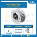 มู่เล่ย์ไทม์มิ่งแบบไม่มีลิ่ม Keyless Pulleys Timing L หน้ากว้าง 12.7 mm. 21 ฟัน : KTPM-L-12.7-21TFAL