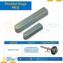 Parallel Key PKG 8×22-S Parallel Key แบบกลม ที่ปลายด้านหนึ่ง ขนาด 8×22 mm. เหล็ก