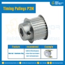 มู่เล่ย์ไทม์มิ่ง Pulley Timing P2M หน้ากว้าง 6 mm. 16 ฟัน (มีดุม) : Pulley Timing P2M-6-16TB