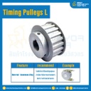 มู่เล่ย์ไทม์มิ่ง Pulley Timing L (มีดุม) หน้ากว้าง 12.7 mm. 12 ฟัน : Pulley Timing L-12.7-12TB