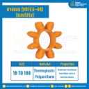 GR-28R-OR : ยางยอยสีส้ม Rotex Coupling GR28