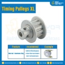 มู่เล่ย์ไทม์มิ่ง Pulley Timing XL (มีดุม) หน้ากว้าง 6.4 mm. 14 ฟัน : Pulley Timing XL-6.4-14TB