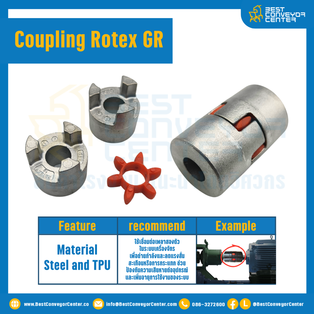 ROTEX-GR-38-1 ; ยอย Rotex Coupling GR-38-1