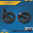 HW-160PF : พวงมาลัยมือหมุนพลาสติก ด้ามจับพับได้ 160 mm.