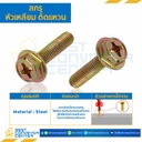 สกรูหัวเหลี่ยมติดแหวน HW+ ขนาด M6x1.0x10 mm. : HSW-M6L10