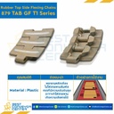 โซ่พลาสติกทางโค้ง Table Top Chain (Rubber Top) LF879GF TAB T3 ; 3.25 นิ้ว : LF879GF 325TABT3