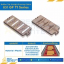 โซ่พลาสติกทางตรง Table Top Chain (Rubber Top) LF831GF T2 ; 4.5 นิ้ว : LF831GF 450T2