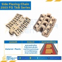 โซ่พลาสติกทางโค้ง Table Top Chain KV2503FGTAB ; 4.5 นิ้ว. : KV2503FG 450TAB
